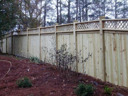 Wood fencing Houston