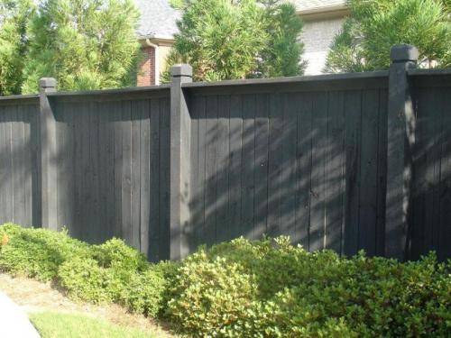 Wood fencing Houston